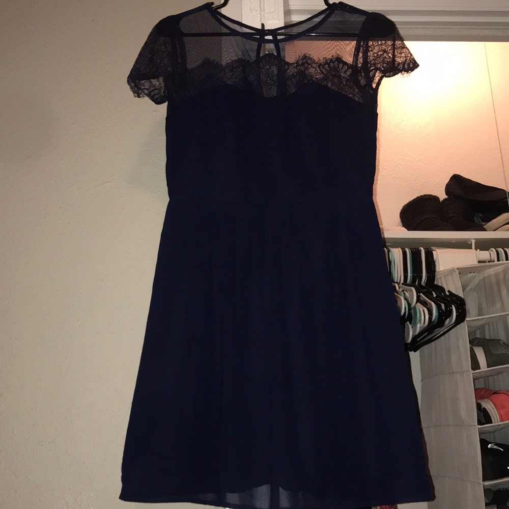 Navy blue dress